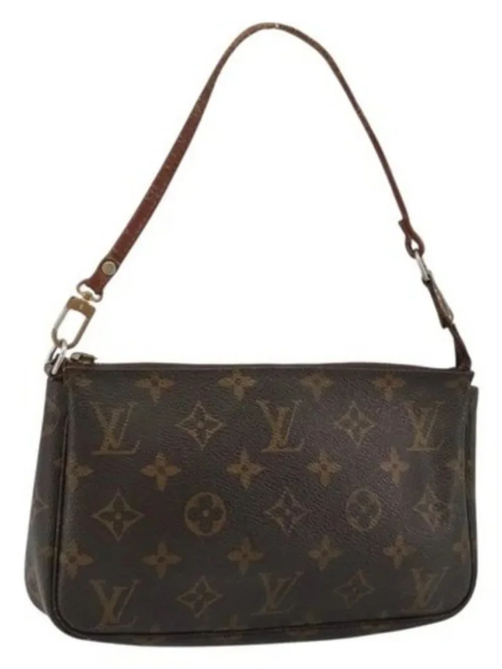 LOUIS VUITTON Monogram Pochette Accessoires Pouch M51980 LV Auth bs35597